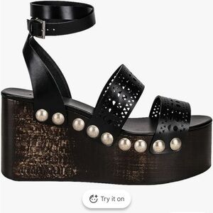 Alaia Platform Sandals